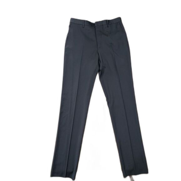 Salvatore Ferragamo Made in Italy 100% Wool Navy Flat Front Dress Pants 32x35½ - Picture 5 of 14